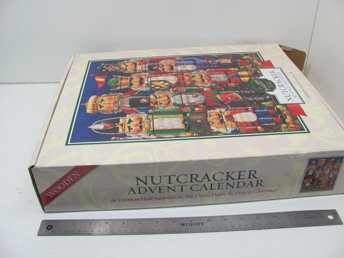 Byers Choice Nutcracker Countdown Advent Calendar Wooden Christmas Large 24  Door | eBay