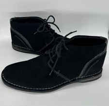 R J Colt Derek Gray Suede Chukka Boots Rj Colt | Shoes | Rj Colt Derek Deep Gray Leather Casual  main image 3