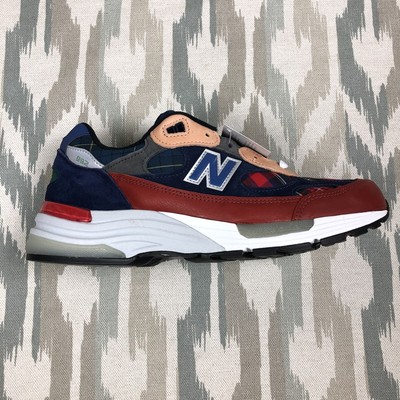 New Balance Concepts X 992 Made In USA Plaid Men's Shoes Navy Size 10 M992AD  | eBay