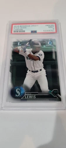 2016 Bowman Draft - Chrome Draft Picks Kyle Lewis #BDC-60 PSA 9