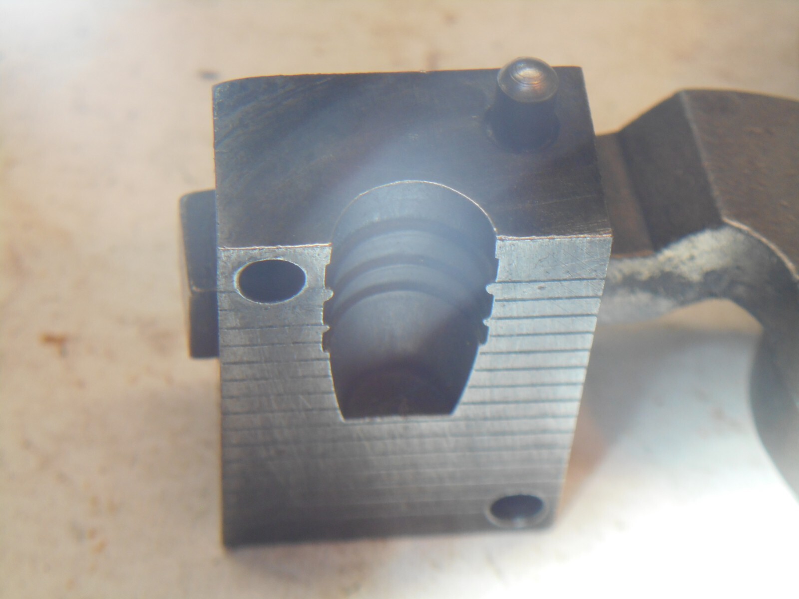 lyman 429244 single cavity pistol bullet mold with handles eBay