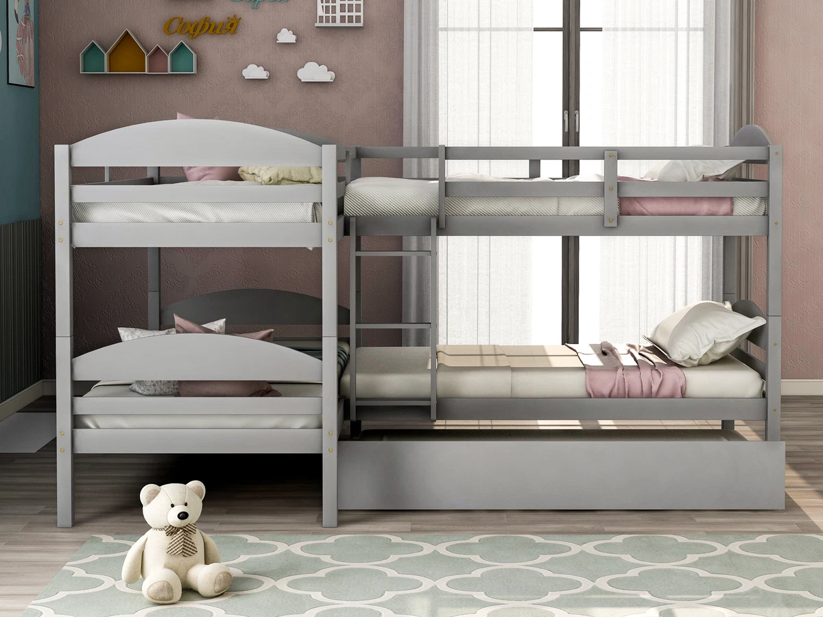 L shaped bunk beds ebay cheap