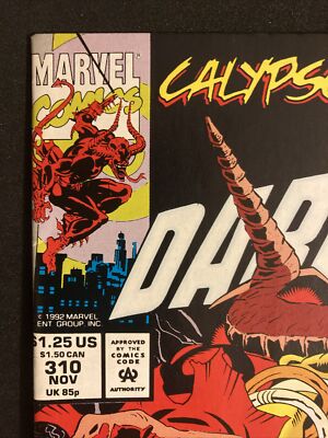 Daredevil #310, 1st Cover Appearance Calypso (Marvel 1992) Kraven