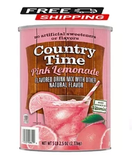 Country Time Pink Lemonade Naturally Flavored Powdered Drink Mix, 5.16 lbs.