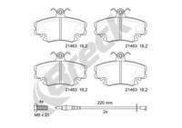 Breck BremsbeläGe Vorne FüR Renault Twingo II Clio Dacia Logan MCV Sandero