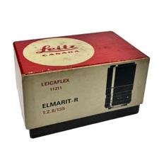 Genuine Leica Leicaflex 11211 Elmarit-R 135mm f/2.8 Lens Empty Box Only