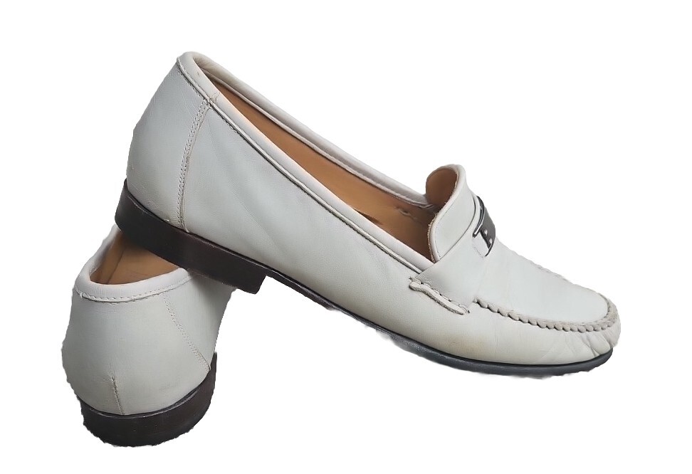 BALLY Ruvera Men's Beige Dress Shoes Size US D EU Made In