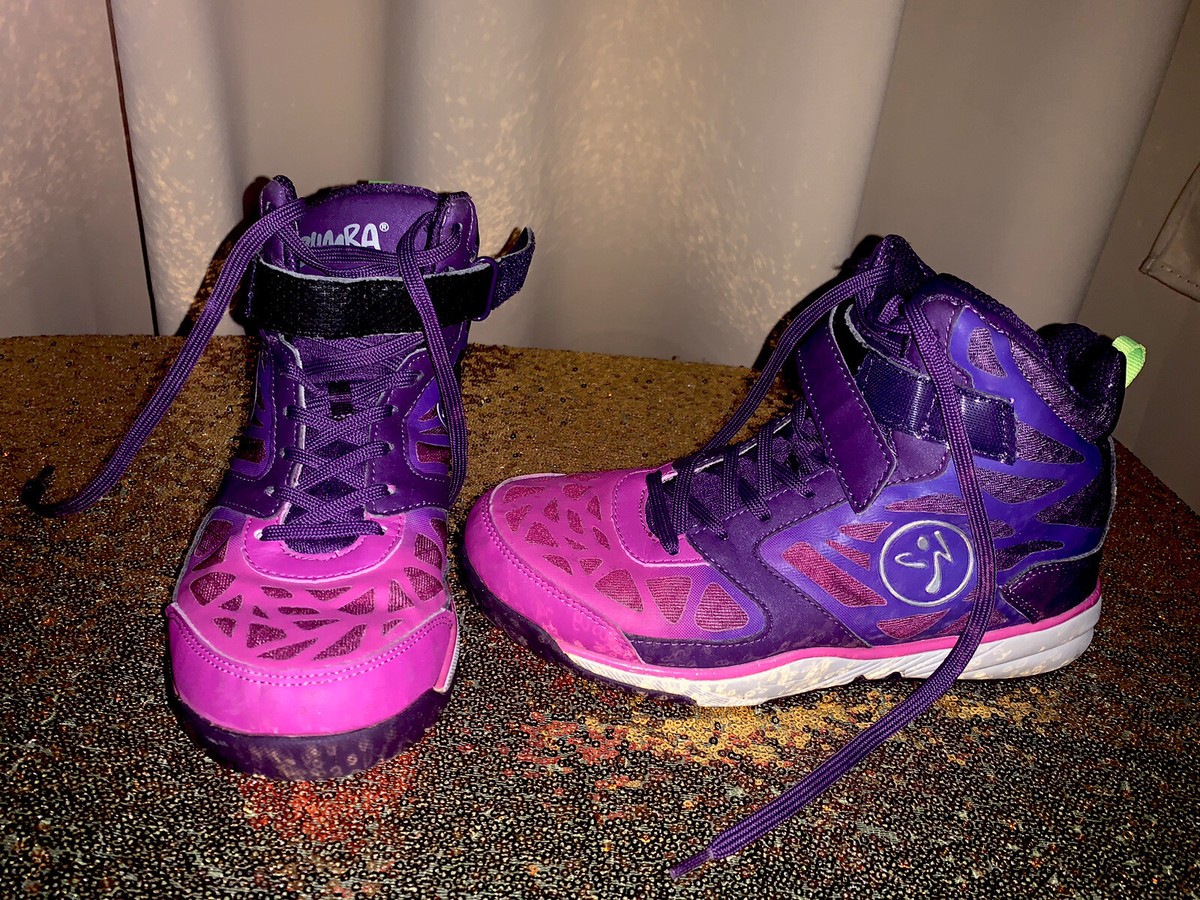 ZUMBA STREET BOSS High Top Shoes Trainers Dance Zumba's Top Line!!  Max+ZSlide
