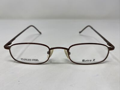 Retro Z RETEO#5 BROWN 45-20-135 Brown Metal Full Rim Eyeglasses Frame 4779