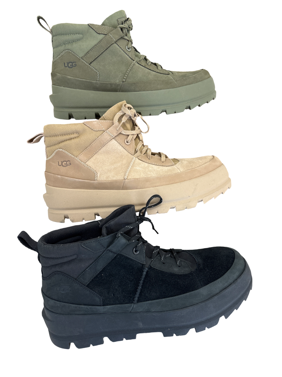 UGG Men's The Ugg Lug Chukka Boots Black Sand Shaded Clover