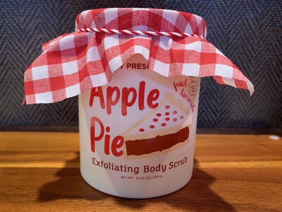 Body Prescriptions Apple Pie Exfoliating Body Scrub 23Oz  Jar Jam~ Cute Gift  