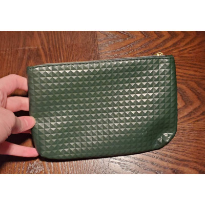 Ipsy Forest Green Textured Cosmetics Makeup Bag