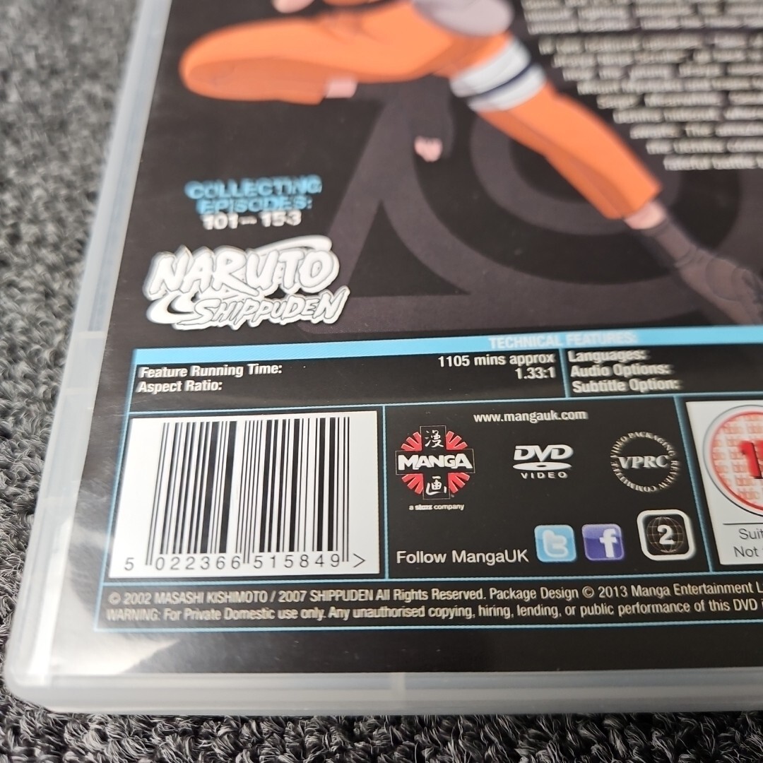 NarutoShippuden海外版限定コレクターズエディション第3段DVD組 NarutoShippuden海外版限定コレクターズエディション第3段DVD組