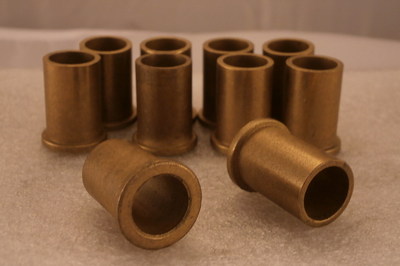 10 Flansch Ölitbuchsen 1/2 Zoll Bohrung x 5/8 Zoll Außendurchmesser x 1 Zoll Gesamtlänge