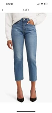 Levi's Wedgie High Waist Crop Straight Leg Jeans Women’s 24 X 26