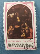 TIMBRE PANAMA LEONADO DA VINCI 1966