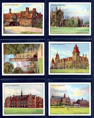 Wills ÖFFENTLICHE SCHULEN (Eton, Egge, Kartause, Westminster) - Qualitätsset