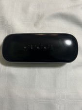 Gucci Case Hard Shell Eyeglasses Sunglasses Velvet Case Black Great Condition