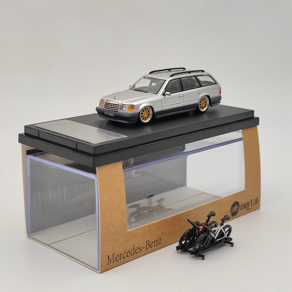BrandNew Mortal 1/64 Mercedes-Benz S124 Travel Diecast Car Model