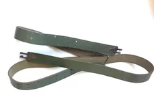 NOS - MINT MAUSER FAL Rifle Two part GREEN LEATHER Sling - Falklands war period