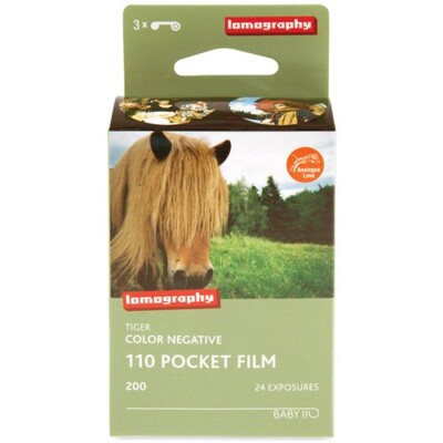 Lomography Tiger 110 Color Negative Film 24 EXP (single/3 pack)
