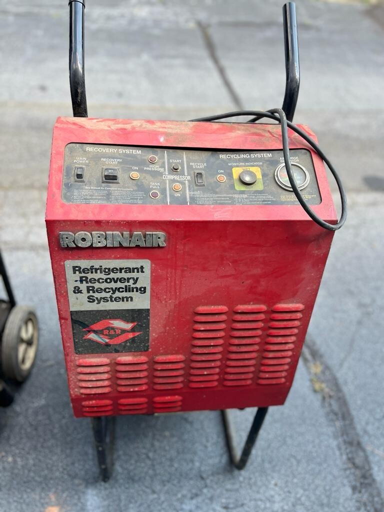 2x RobinAir AC Recovery Recycling Machine 17400 & 17700 A/C Air Garage