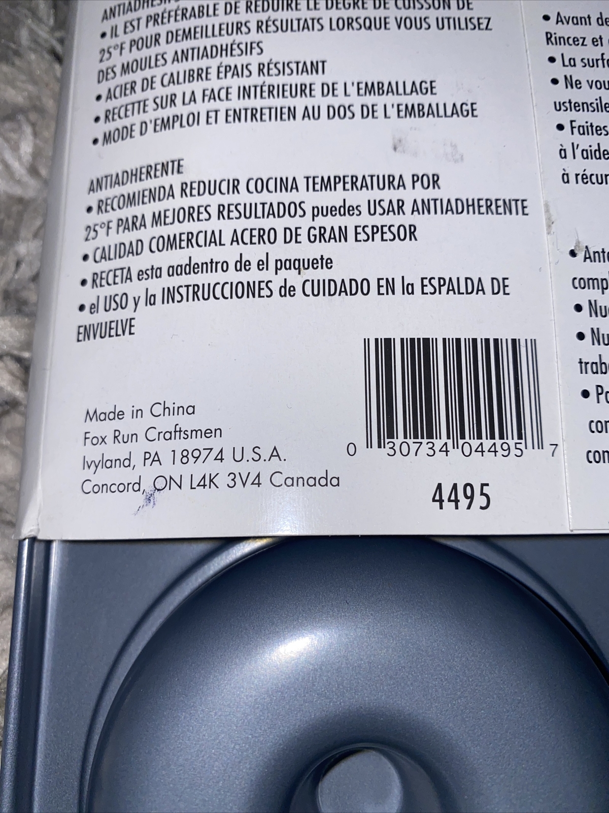 Fox Run Nonstick Donut Pan, 6 Donuts