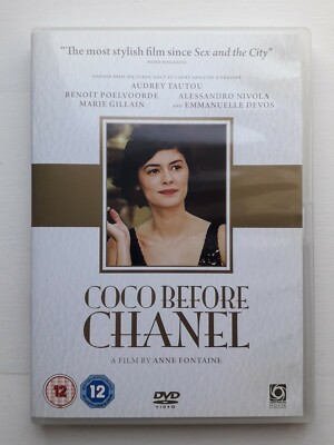 Coco Before Chanel DVD, Audrey Tautou, French with English Subtitles, Region 2.