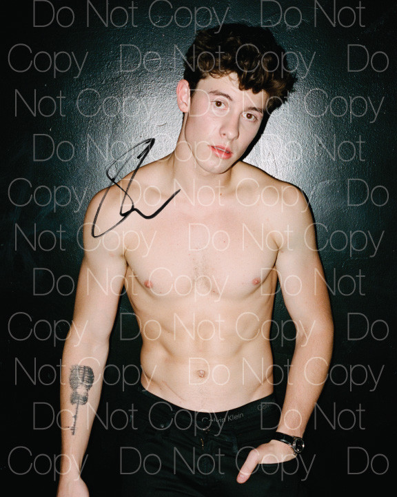 Shawn Mendes signed In My Blood sexy hot 8X10 photo picture poster