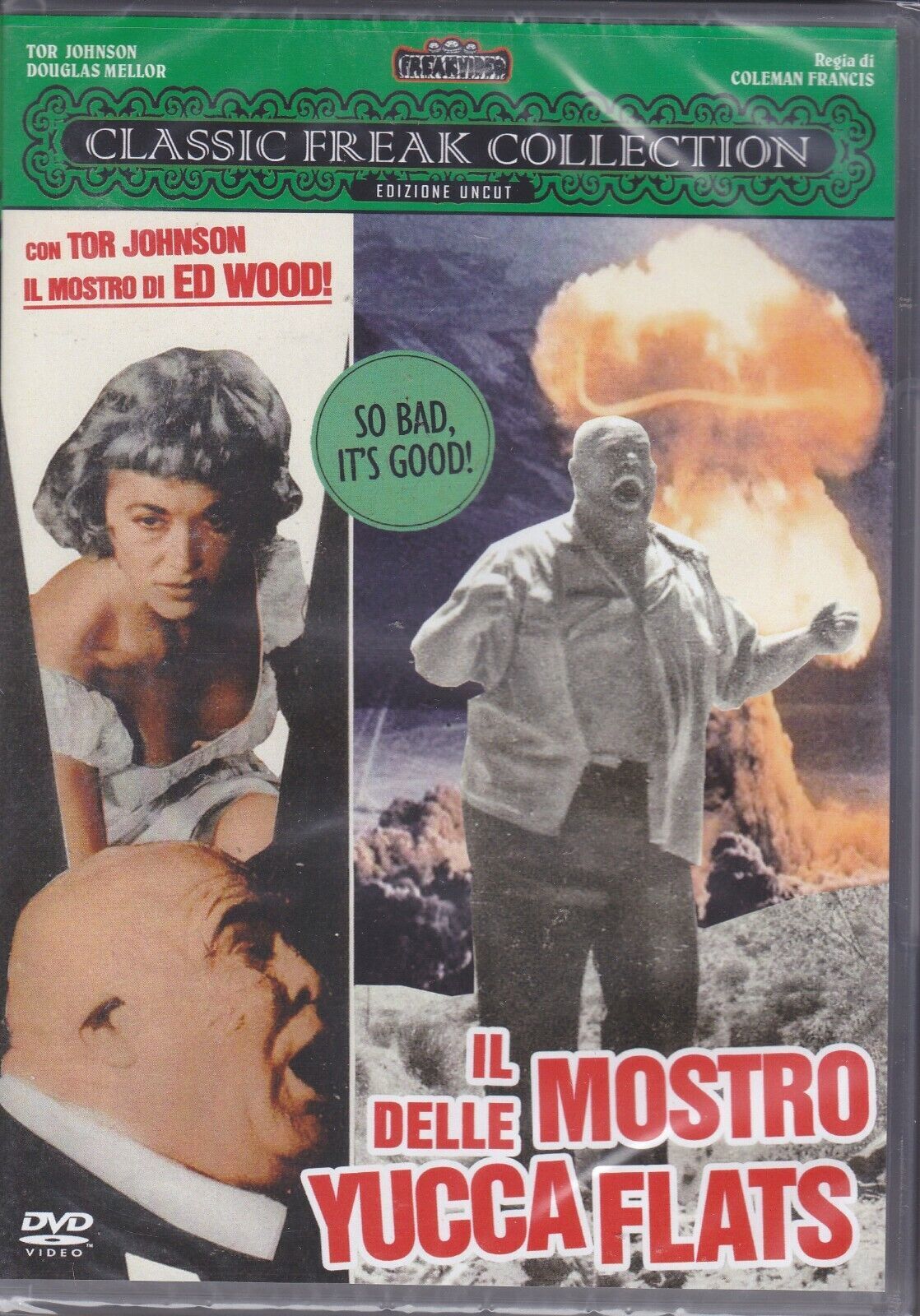 dvd IL MOSTRO DELLE YUCCA FLATS Freak Video nuovo 1961