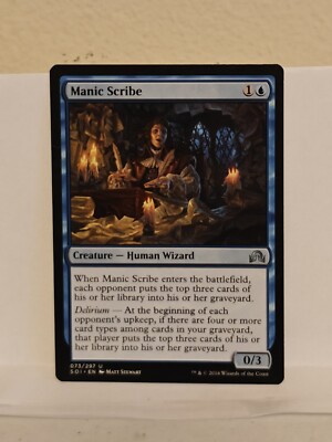 MTG Manic Scribe Shadows Over Innistrad 073/297 Regular Uncommon