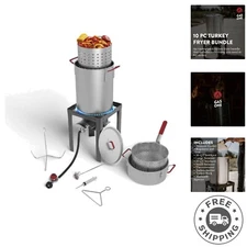 Versatile Outdoor Turkey Fryer & Fish Fryer Set - Perfect for Holiday Feasts