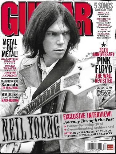 Guitar World Magazine Neil Young Pink Floyd Killswitch Engage Job For A Cowboy `