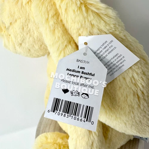 Jellycat Bashful Lemon Bunny Plush Toy Medium Togo Ubuy