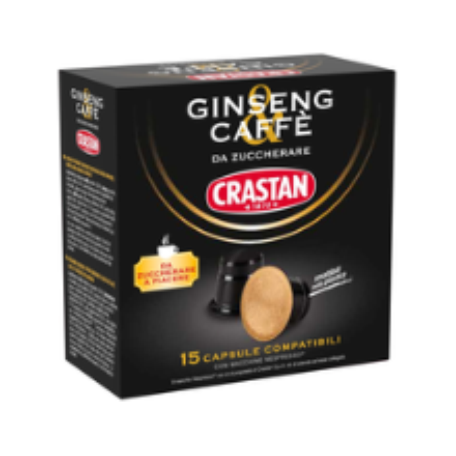 Ginseng & Caffè in Capsule Crastan Compatibili con Nespresso 15 Capsule