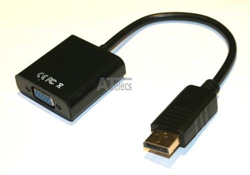DisplayPort cavo convertitore adattatore da DP a VGA DP 2 VGA SVGA - stock UK - Foto 5 di 5