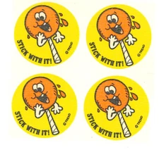 TREND Scratch & Sniff Lollipop MATTE Sticker 4qty