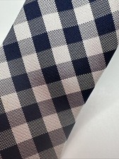 Bloomingdale s Boys Blue And White Gingham Necktie