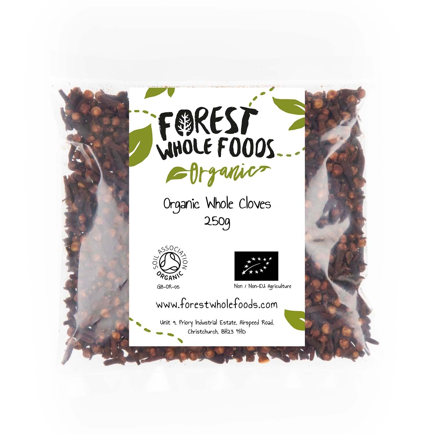 Organic Whole Cloves 250g - Forest Whole Foods