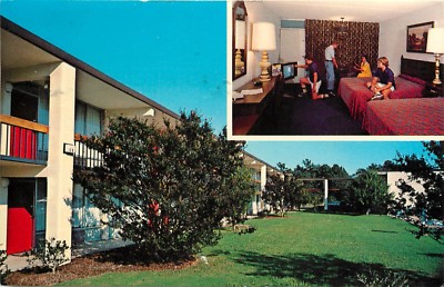Quality Inn Florence South Carolina SC 1970s motel room pm 1983 Postcard