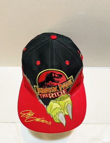 Vintage Jeff Gordon 1990s Jurassic Park The Ride NASCAR Snap Back Cap Hat - Picture 7 of 8