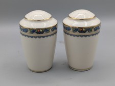 Rare Lenox Autumn 3.5" Salt and Pepper Shakers, Gold Stamped, Great Condition