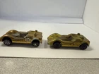 Hot Wheels Redline 1968 Chaparral 2G US Gold Lot Of 2