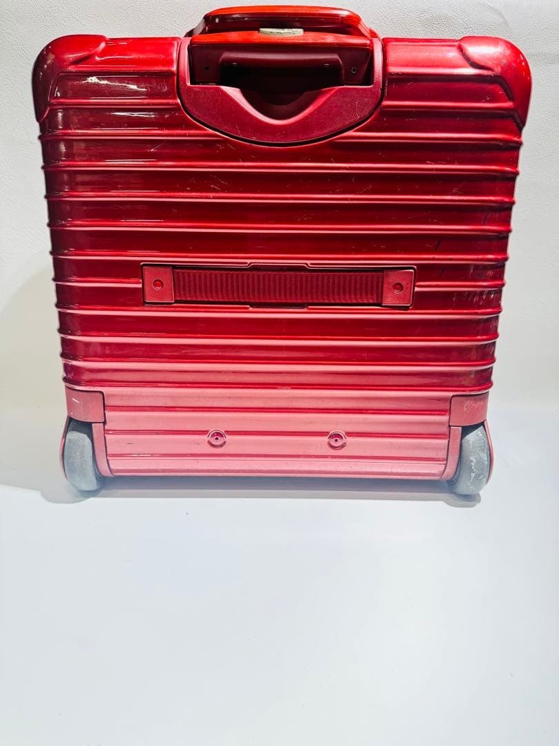 Rimowa Salsa Deluxe Red 2 wheels Carry Case Suitcase 853.40 USED