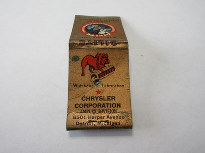 #ad #ad Vintage Auto Petroleum Oil Parts Service Coal Matchbook Advertising $14.99