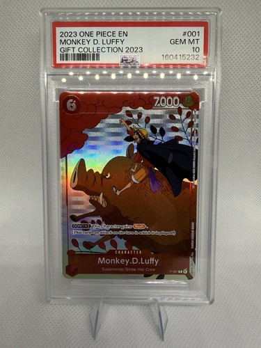 Monkey.D.Luffy (Gift Collection 2023) graded PSA 10 for sale on eBay