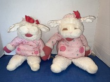 Vintage Shari Lewis Baby Lamb Chop Plush Hand Puppets Lot Stuffed Animals Toy