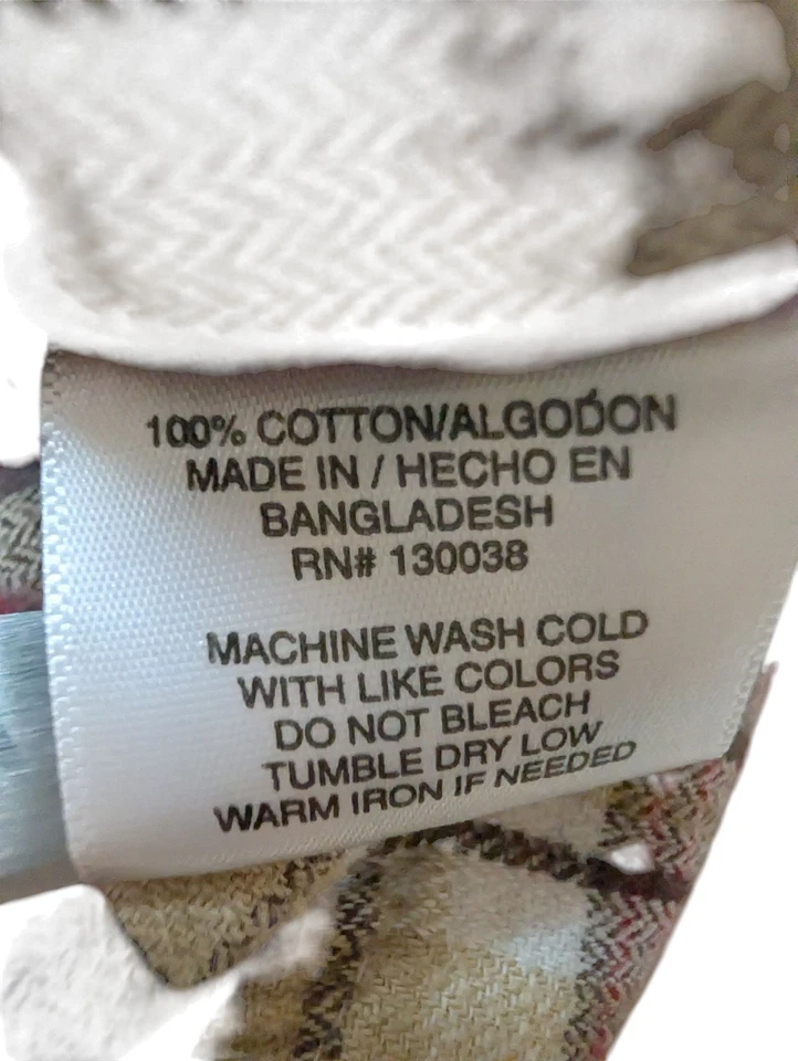 Franela a Cuadros 100% Algodón Para Hombre L Perla A Presión Botones Gorpcore Western Y2K Foto 4 de 4