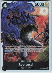 One Piece TCG Rob Lucci EB04-048 Adventure on Kami's Island SR Foil