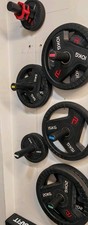 Wall Mounted Weight Plate Holder Olympic Weights, 2-inch Pair X3